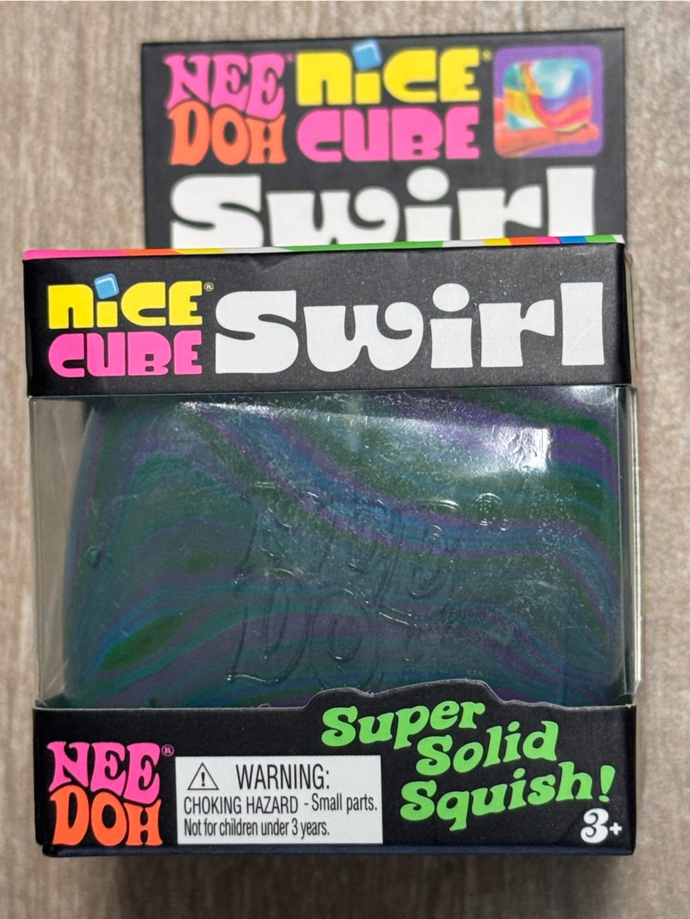 NeeDoh Nice Cube Swirl 💙💚